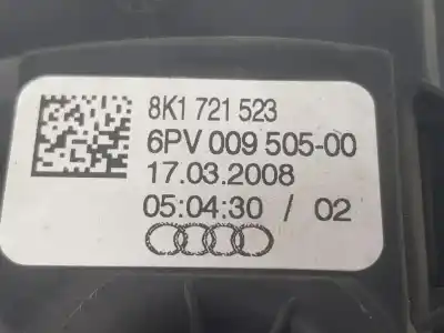 Автозапчасти б/у педальный потенциометр за audi a4 b8 (8k2) 2.0 tdi ссылки oem iam 8k1721523  8k1721523a
