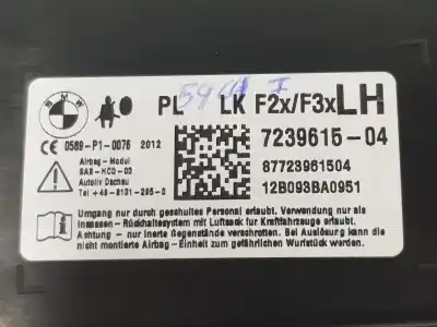 Автозапчасти б/у передняя левая боковая подушка безопасности за bmw serie 1 lim. (f21) 1.6 turbodiesel ссылки oem iam 7239615  72127239615
