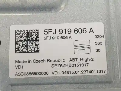 Автозапчастина б/у багатофункційний дисплей для seat ateca (kh7) xcellence edition посилання на oem iam 5fj919606a  5fj919606a