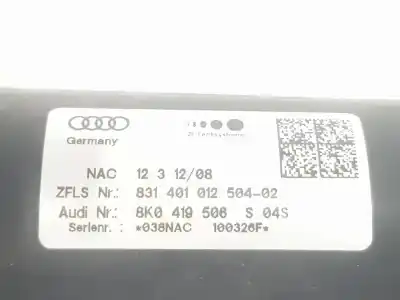 Peça sobressalente para automóvel em segunda mão coluna de direcção por audi a4 b8 (8k2) 2.0 tdi referências oem iam 8k0419506s