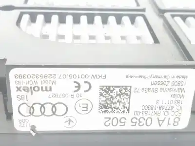 Second-hand car spare part electronic module for seat arona 1.0 tsi oem iam references 81a035502  81a035502