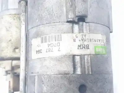 Peça sobressalente para automóvel em segunda mão motor de arranque por bmw 3 (e46) 320 d referências oem iam 7787354  12417787356
