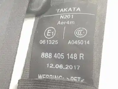 Автозапчастина б/у задній правий ремін безпеки для renault captur i (j5_, h5_) 0.9 tce 90 посилання на oem iam 888405148r  888405148r
