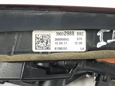 Автозапчастина б/у внутрішній лівий задній ліхар для opel astra k (b16) 1.6 cdti (68) посилання на oem iam 39032988  39032988