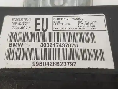 Second-hand car spare part front left side airbag for bmw 3 (e46) 320 d oem iam references 30821743707  72127037229
