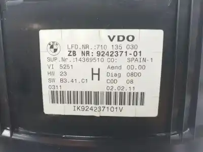 Peça sobressalente para automóvel em segunda mão quadrante por bmw x1 (e84) 2.0 turbodiesel cat referências oem iam 9242371  62109316127