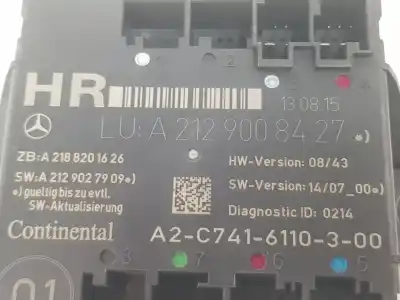 Автозапчастина б/у електронний модуль для mercedes-benz clase e (w212) lim. 2.1 cdi cat посилання на oem iam a2129008427