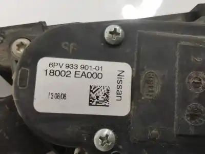 Second-hand car spare part accelerator pedal for nissan navara pick-up (d40m) 2.5 dci diesel cat oem iam references 18002ea000  18002ea000