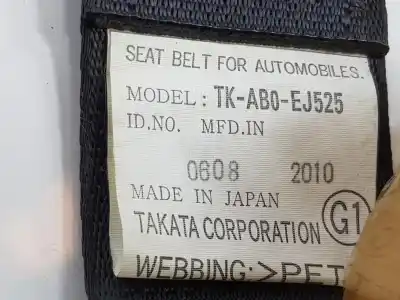 Автозапчастина б/у задній правий ремін безпеки для honda accord viii (cu) 2.2 i-dtec (cu3) посилання на oem iam tkab0ej525  81450tl0g12z