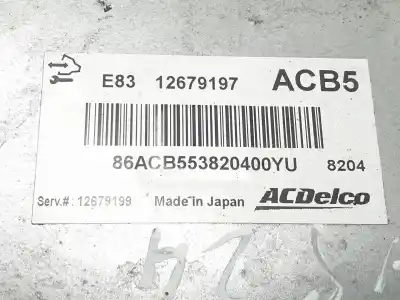 Second-hand car spare part ecu engine control for opel corsa e (x15) 1.4 lpg (08 68) oem iam references 12679199  12679199