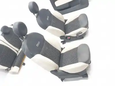 Second-hand car spare part complete seat set for fiat nuova 500 1.2 oem iam references   