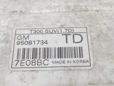 Second-hand car spare part intercooler for corsa mokka x 1.6 cdti dpf oem iam references 95081734  95081734