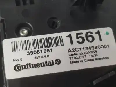 Second-hand car spare part climate control for corsa mokka x 1.6 cdti dpf oem iam references 39081561  39081561