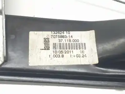 Second-hand car spare part rear left window regulator for bmw 3 touring (e91) 325 d oem iam references 7140589  5135 7140589