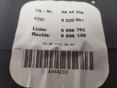 Second-hand car spare part interior light for bmw 3 touring (e91) 325 d oem iam references 9225501  61319225501