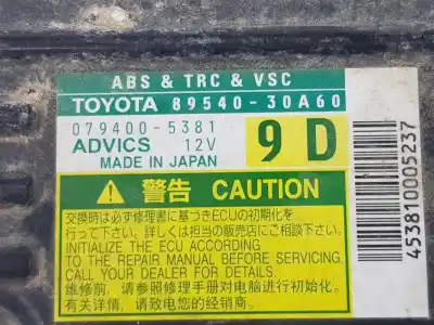 Second-hand car spare part electronic module for lexus gs (_s19_) 460 (uzs190_, urs190_) oem iam references 8954030a60  8954030a60