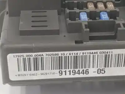 Second-hand car spare part fuse box unit for bmw 3 touring (e91) 325 d oem iam references 9119446  9119445