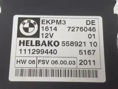 Second-hand car spare part electronic module for bmw 3 touring (e91) 325 d oem iam references 16147276046  7407513