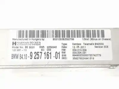 Second-hand car spare part electronic module for bmw 3 touring (e91) 325 d oem iam references 84109257161  9257161