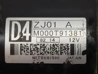Peça sobressalente para automóvel em segunda mão motor de arranque por mazda 3 (bl) 1.6 mzr (bl14) referências oem iam m000t91381  zj0118400a