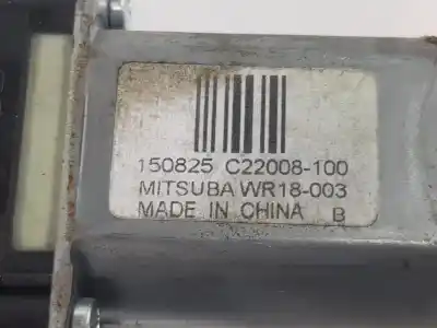 Second-hand car spare part right front window motor for nissan pulsar fastback (c13) 1.5 dci oem iam references c22008  807003zl0b