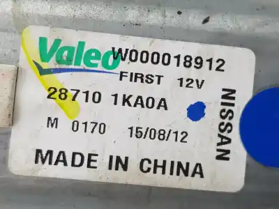 Second-hand car spare part rear windshield wiper motor for nissan pulsar fastback (c13) 1.5 dci oem iam references 287101ka0a  287101ka0a