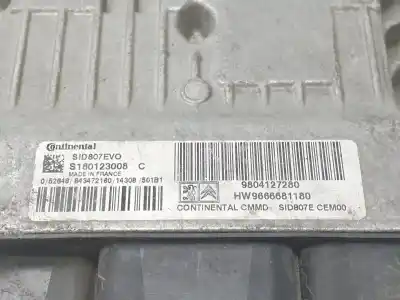 Автозапчастина б/у ебу контролер двигуна для citroen c4 picasso ii 1.6 hdi / bluehdi 115 посилання на oem iam 9804127280  1610104480