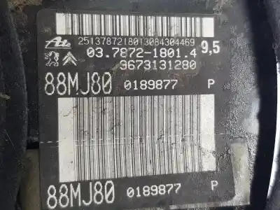 Second-hand car spare part brake servo for citroen c4 picasso ii 1.6 hdi / bluehdi 115 oem iam references 9673131280  1610017780