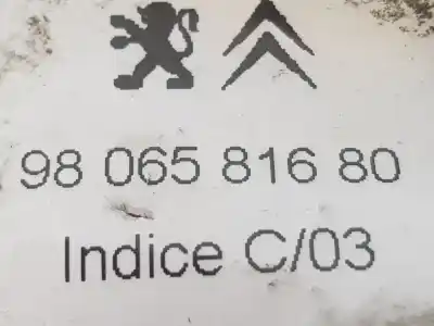 Автозапчастина б/у труби кондиціонації для citroen c4 picasso ii 1.6 hdi / bluehdi 115 посилання на oem iam 9806581680  9806581680