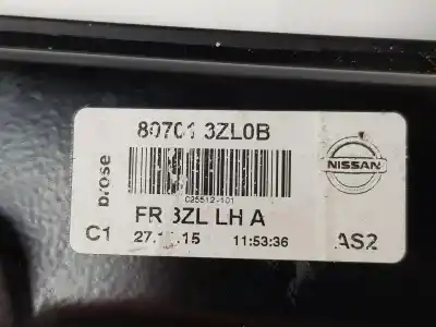 Автозапчасти б/у регулятор стекла переднего левого за nissan pulsar fastback (c13) 1.5 dci ссылки oem iam 807013zl0b  807013zl0b