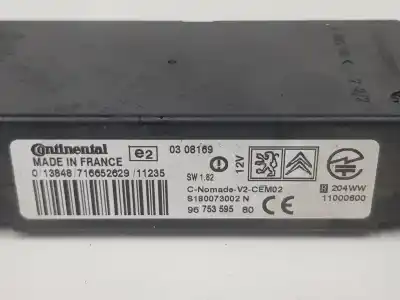 İkinci el araba yedek parçası ELEKTRONIK MODÜL için CITROEN C3 PICASSO (SH_)  OEM IAM referansları 9675359580  9675359580
