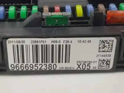 Second-hand car spare part fuse box unit for citroen c3 picasso (sh_) 1.6 hdi 90 oem iam references 9666952380  6580ye