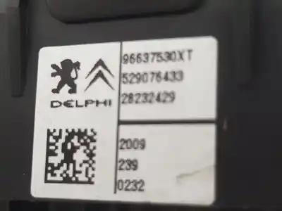 Автозапчасти б/у выключатель левого переднего окна за citroen c3 ii (sc_) 1.4 hdi 70 (sc8hzc, sc8hr0, sc8hp4) ссылки oem iam 96637530xt  6490ce