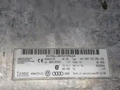 Автозапчасти б/у электронный модуль за audi q7 (4l) 3.0 v6 24v tdi ссылки oem iam 4e0862335  4e0910336m