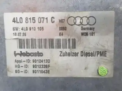 Автозапчасти б/у полный нормальный нагрев за audi q7 (4l) 3.0 v6 24v tdi ссылки oem iam 4l0815071c  4l0815071f