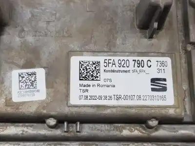 Автозапчастина б/у панель інструментів для cupra leon 1.5 16v tsi act посилання на oem iam 5fa920790c  5fa920790c