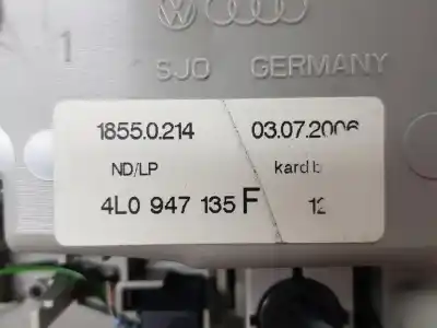 Автозапчасти б/у внутренний свет за audi q7 (4l) 3.0 v6 24v tdi ссылки oem iam 4l0947135f  4l0947140