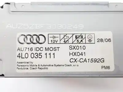Автозапчасти б/у аудиосистема / радио cd за audi q7 (4l) 3.0 v6 24v tdi ссылки oem iam 4l0035111  4l0035111