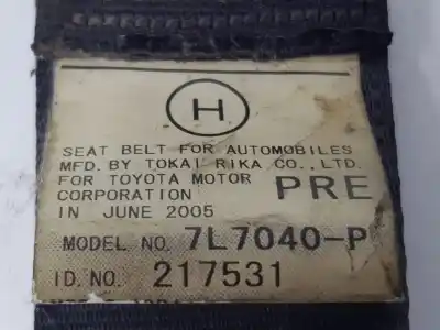 Автозапчастина б/у правий натяжач подушки безпеки для toyota rav 4 (a2) 2.0 turbodiesel cat посилання на oem iam 7321042222c1  7321042222c1
