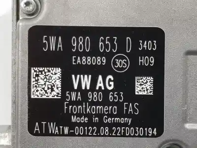 Second-hand car spare part camera for cupra leon 1.5 16v tsi act oem iam references 5wa980653d  5wa980653d