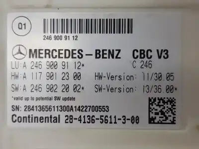 Pezzo di ricambio per auto di seconda mano modulo elettronico per clase c clase a 2.1 cdi riferimenti oem iam a2469009112  a2469009112
