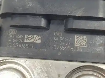 Peça sobressalente para automóvel em segunda mão abs por clase c clase a 1.5 cdi referências oem iam 0265956006