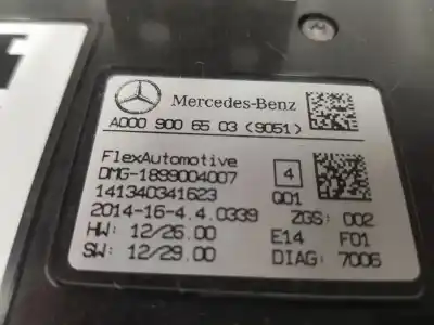 Peça sobressalente para automóvel em segunda mão luz interior por clase c clase a 1.5 cdi referências oem iam a0009006503