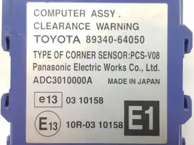 Second-hand car spare part electronic module for toyota verso 2.0 d-4d oem iam references 8934064050  8934064050