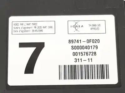 Second-hand car spare part electronic module for toyota verso 2.0 d-4d oem iam references 897410f020  897410f020