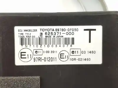 Second-hand car spare part electronic module for toyota verso 2.0 d-4d oem iam references 897800f050  897800f050