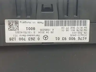 Second-hand car spare part dashboard for clase c clase a 1.5 cdi oem iam references a1769009301  a1769009301