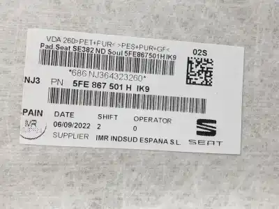 Автозапчастина б/у інтер'єрний дах для cupra leon 2.0 tsi посилання на oem iam 5fe867501h  5fe867501h