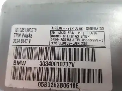 Second-hand car spare part front left side airbag for bmw x3 (e83) 2.5 i oem iam references 30340010707v  3427989