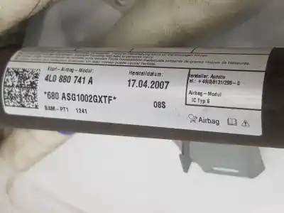 Автозапчасти б/у подушка безопасности передняя левая шторка безопасности за audi q7 (4l) 4.2 v8 32v tdi biturbo 326 cv / 240 kw ссылки oem iam 4l0880741a  